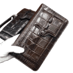 Genuine Crocodile Leather Clutch Wallet