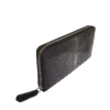 Genuine Stingray Leather Zipper Wallet