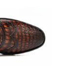 Brown Crocodile Brogue Boots