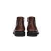 Brown Crocodile Brogue Boots