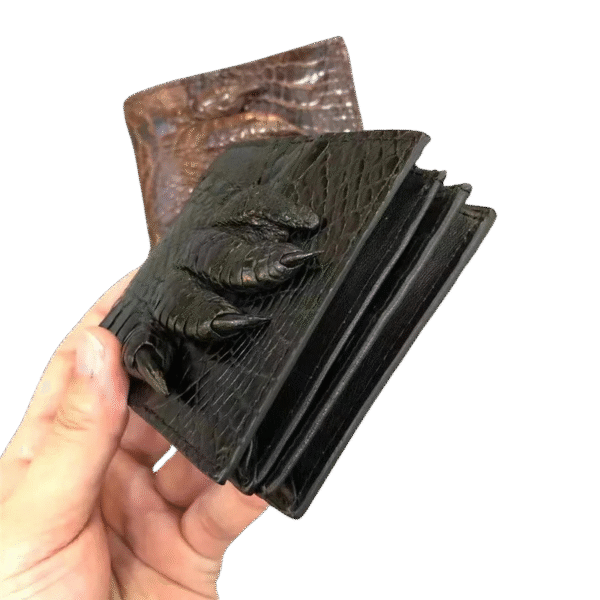 Genuine Crocodile Claw Leather Wallet