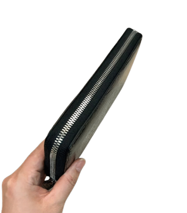 Genuine Crocodile Leather Wallet with Zipper