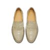 crocodile leather loafers