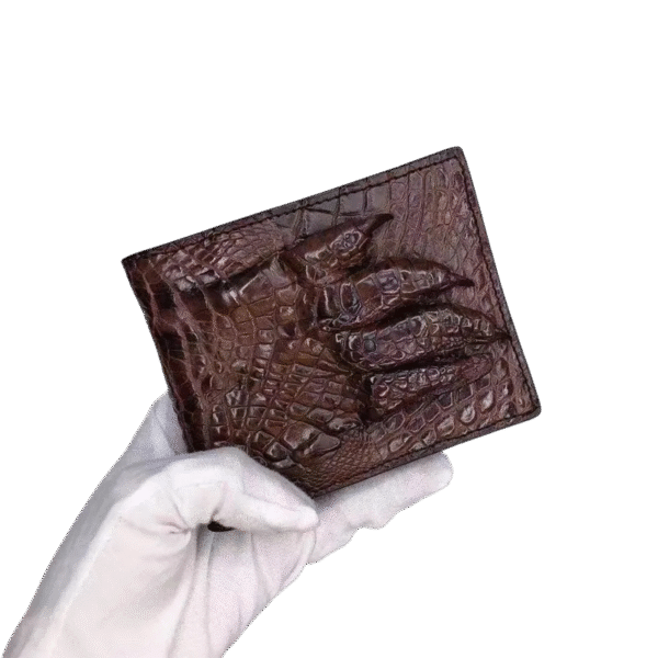 Genuine Crocodile Claw Leather Wallet