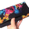Floral Stingray Leather Wallet