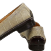 crocodile leather loafers
