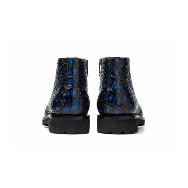 Blue Crocodile Brogue Boots