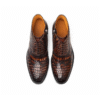 Brown Crocodile Brogue Boots