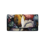 Floral Stingray Leather Wallet