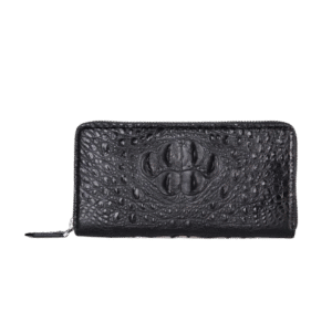 Genuine Crocodile Leather Zipper Wallet