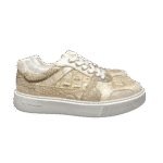 Himalayan White Crocodile Sneakers