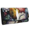 Floral Stingray Leather Wallet
