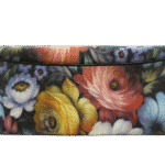 Floral Stingray Leather Wallet