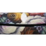 Floral Stingray Leather Wallet
