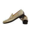crocodile leather loafers