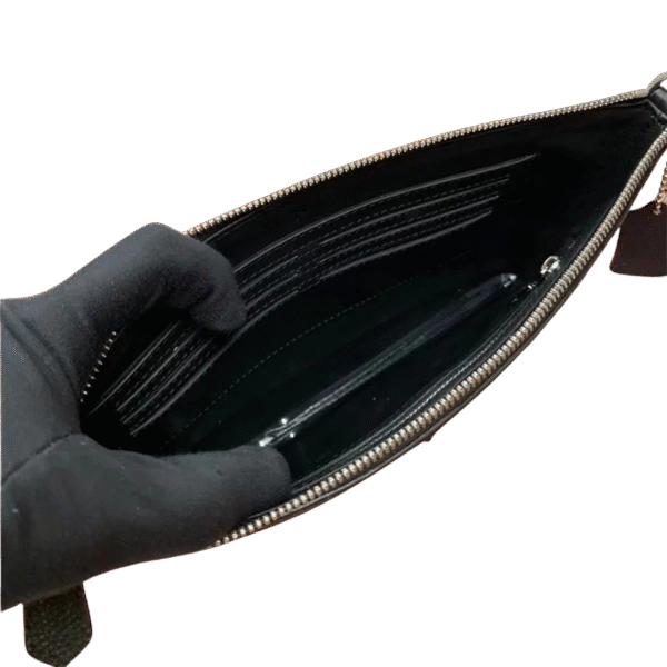 Genuine Ostrich Leather Zipper Pouch