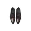 Crocodile Double Button Oxford Shoes