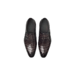 Crocodile Double Button Oxford Shoes