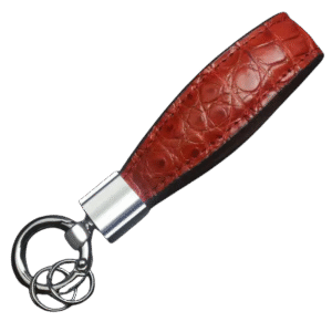 Genuine Crocodile Leather Keychain
