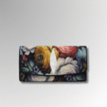 Floral Stingray Leather Wallet