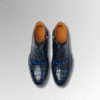Blue Crocodile Brogue Boots