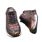 Crocodile Leather Handpainted Sneakers