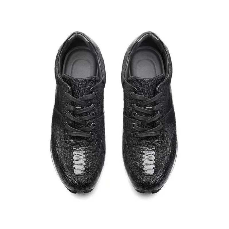 Ostrich Leather Handcrafted Sneakers