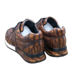 Crocodile Leather Handpainted Sneakers