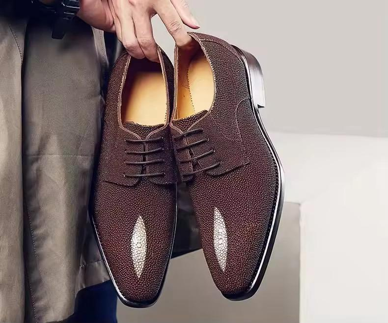Men's Stingray Leather Derby
