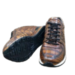 Crocodile Leather Handpainted Sneakers