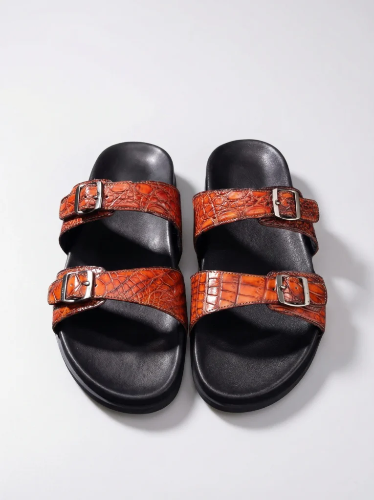 Crocodile Leather Sandals