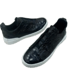 Crocodile Leather Elastic Band Sneakers-alt2
