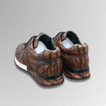 Crocodile Leather Handpainted Sneakers-alt4