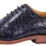 men's ostrich leather derby