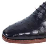 men's ostrich leather derby