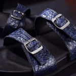 Crocodile Leather Sandals=alt3