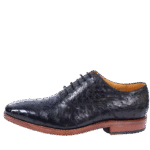 men's ostrich leather derby