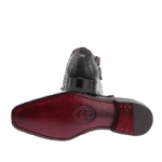 Stingray Leather Double Monk Strap Shoes-alt5