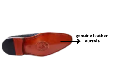 men's ostrich leather derby