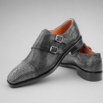 stingray leather double monk