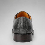 stingray leather monk strap shoes