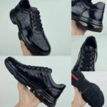 Black Crocodile Belly Skin Sneakers-alt6