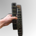 Handpainted Crocodile Leather Belt