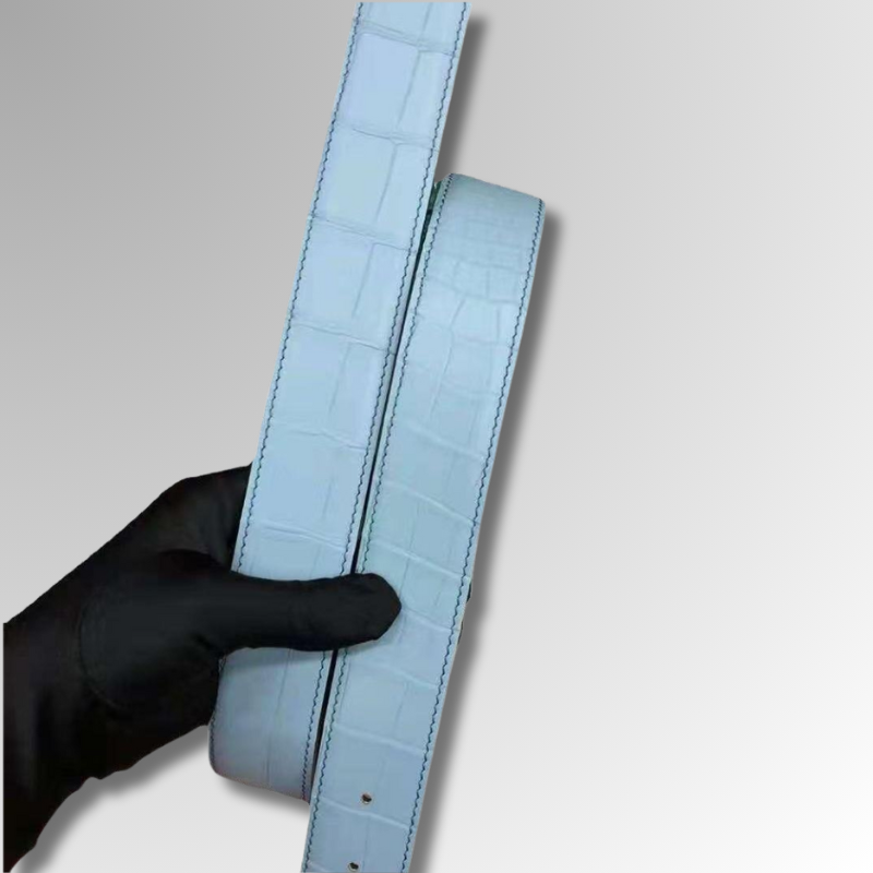 Crocodile Leather Belt-alt3