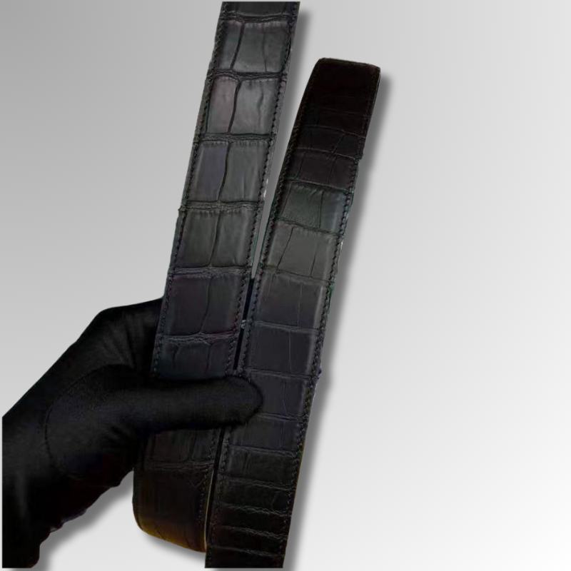 Crocodile Leather Belt-alt4
