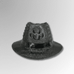 Crocodile Leather Fedora Hat.