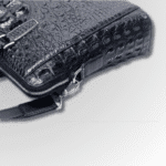 Crocodile Leather Office Briefcase-alt9