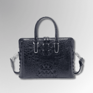 Crocodile Leather Office Briefcase