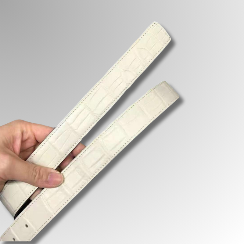 Crocodile Leather Belt-alt11