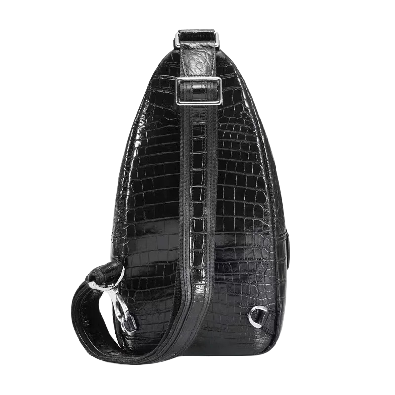 Crocodile Leather Sling Bag-alt3